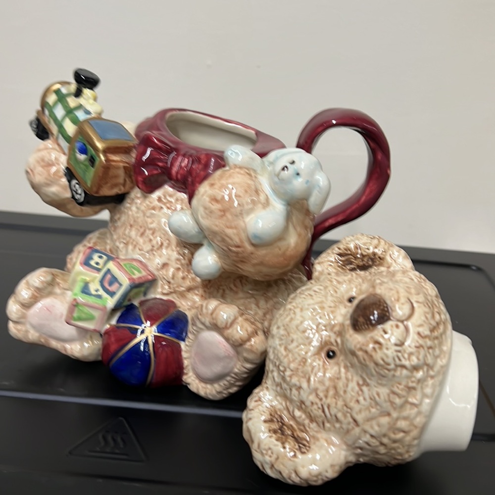 Teddy bear Tea Pot - Picture 3 of 13